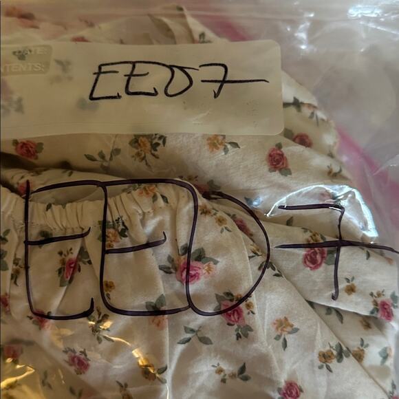 Children’s Place Girls Floral Print Dress Sz 7/8 Coquette Milkmaid Fall Prairie - Picture 9 of 9